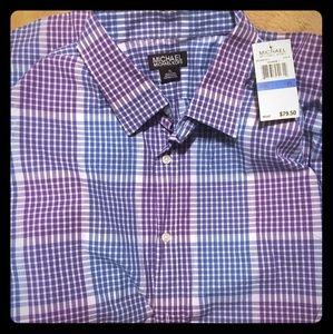 Michael Kors men's long sleeve dress shirt